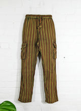Stonewashed Stripe Trousers
