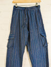 Stonewashed Stripe Trousers
