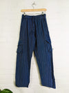 Stonewashed Stripe Trousers