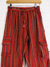 Stonewashed Stripe Trousers