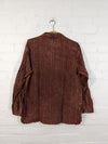 Stonewashed Stripe Three Button Shirt