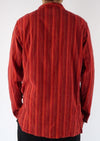 Stonewashed Stripe Three Button Shirt