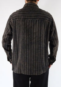 Stonewashed Stripe Full Button Shirt