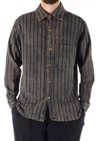 Stonewashed Stripe Full Button Shirt