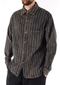 Stonewashed Stripe Full Button Shirt