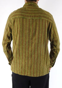 Stonewashed Stripe Full Button Shirt