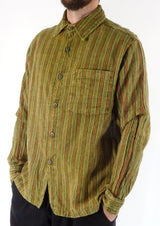 Stonewashed Stripe Full Button Shirt