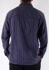 Stonewashed Stripe Full Button Shirt