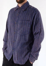 Stonewashed Stripe Full Button Shirt