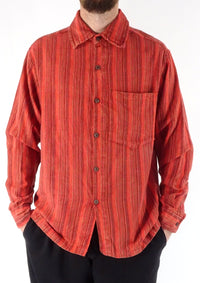Stonewashed Stripe Full Button Shirt