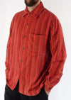 Stonewashed Stripe Full Button Shirt
