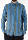 Stonewashed Stripe Full Button Shirt
