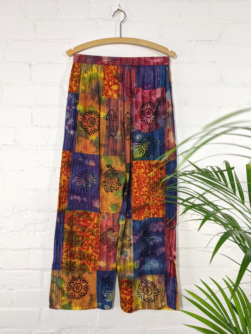 Tie Dye Cargo Trousers