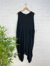 Sleeveless Long Pocket Dress