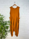 Sleeveless Long Pocket Dress