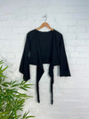 Long Sleeve Tie Top