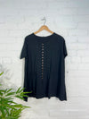 Short Sleeve Button Top