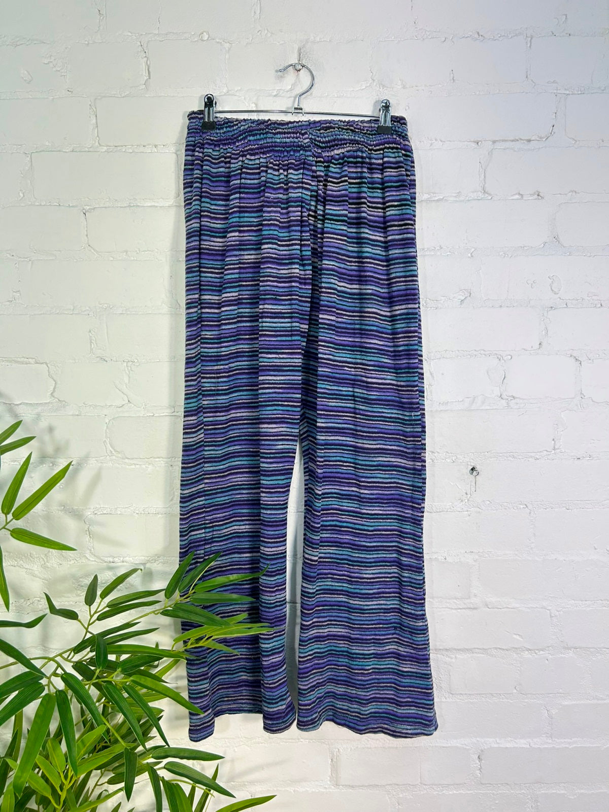 Space Tie Dye Striped Trousers