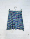 Space Tie Dye Striped Shorts