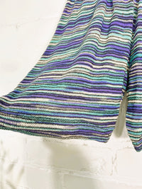 Space Tie Dye Striped Shorts