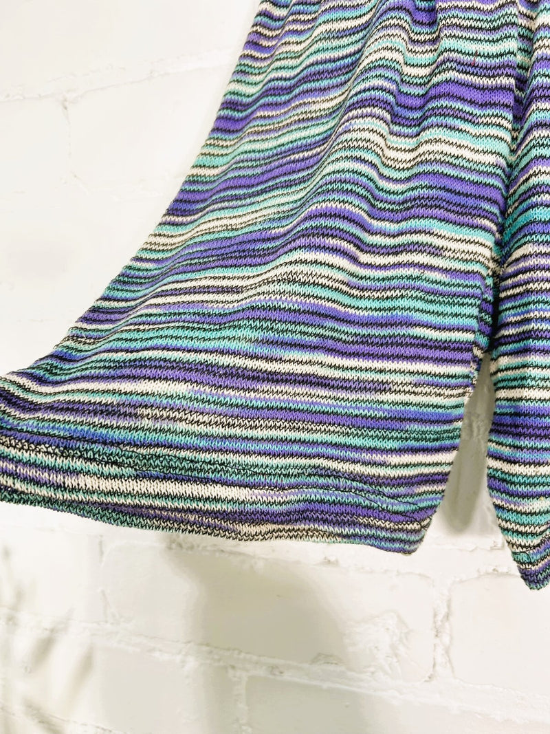 Space Tie Dye Striped Shorts