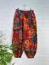 Patch & Tie Dye Harem Trousers
