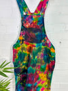 Tie dye Harem Patch Straight Dungarees
