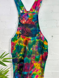 Tie dye Harem Patch Straight Dungarees