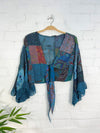 Long Sleeve Tie Top