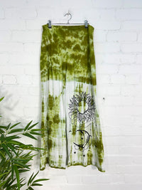 Tie Dye Wide Leg Trousers