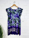 Tie Dye Short Sleeve Short Dress