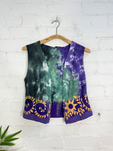 Tie Dye Open Waistcoat