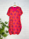 Short Sleeve Midi Dress