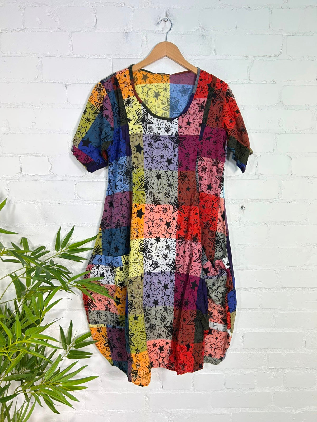 Short Sleeve Midi Dress