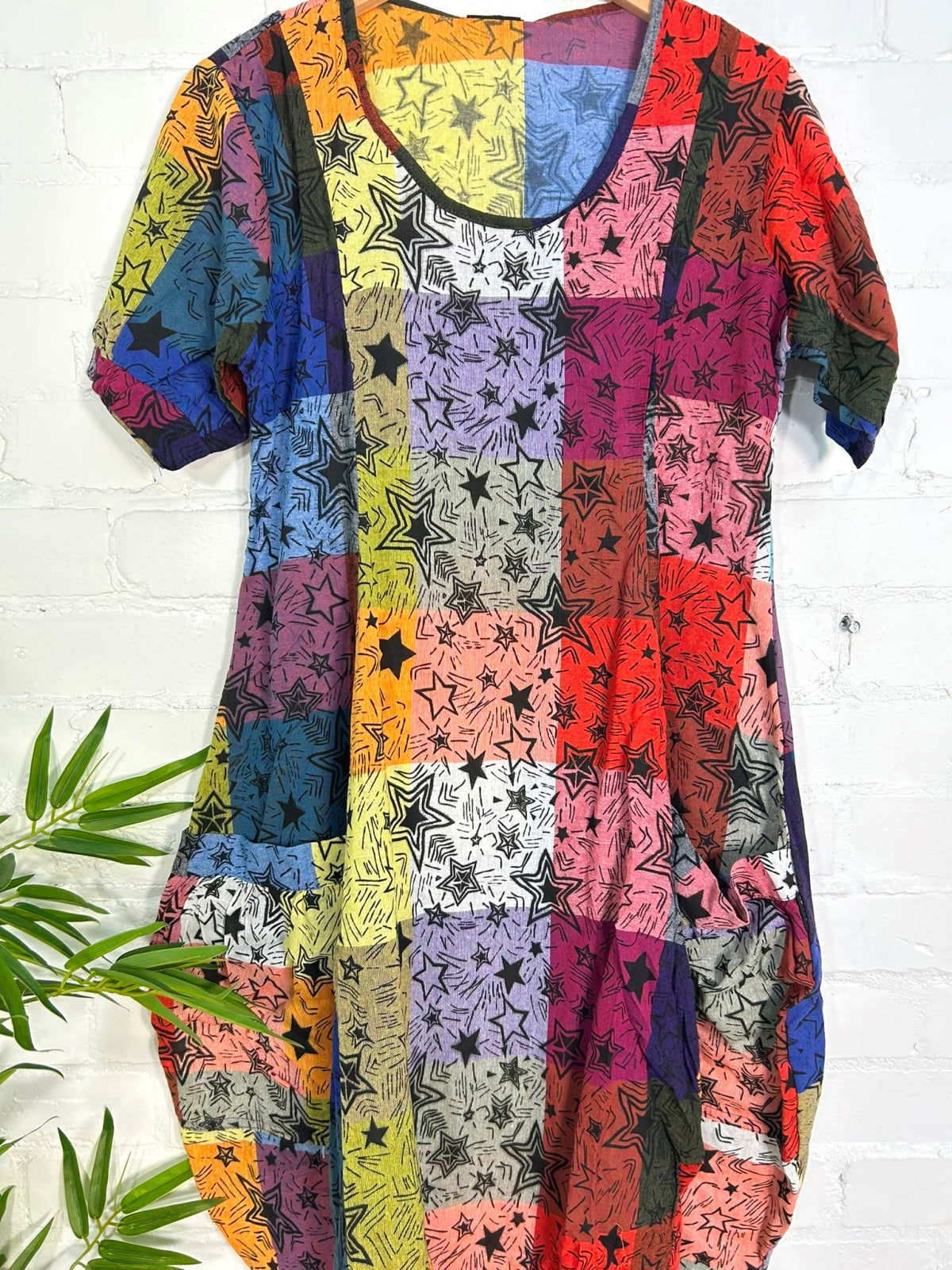 Short Sleeve Midi Dress