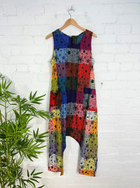 Drop Crotch Sleeveless Jumpsuit