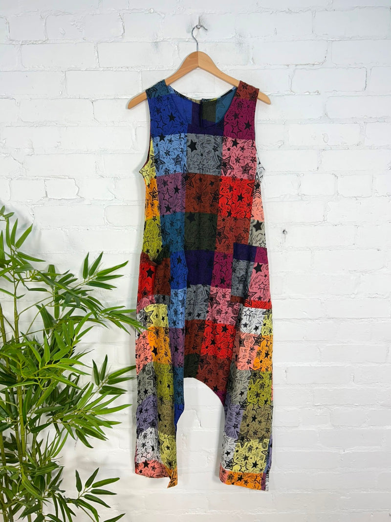 Drop Crotch Sleeveless Jumpsuit