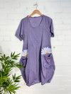 Short Sleeve Midi Dress