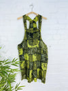 Patch & Screen Print Short Dungarees