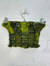 Patch & Screen Print Elasticated Boob Tube