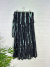 Cropped Long Wrap Skirt