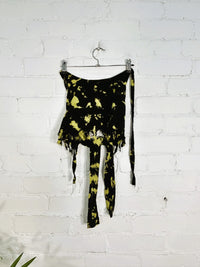 Cropped Tie Halter Neck Top