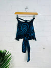 Swirl Tie Halter Neck Top