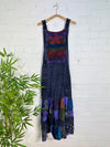 Long Patch & Slash Dress