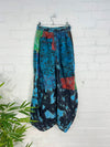 Tie Dye & Patch Long Skirt