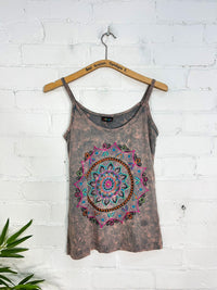 Cropped Strappy Vest Top
