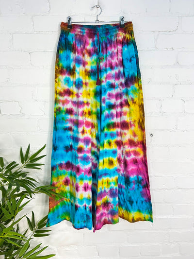 Tie Dye Wide Leg Trousers