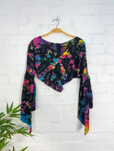 Tie Dye Sleeveless Tassel Top
