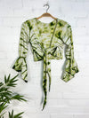 Long Sleeve Tie Top
