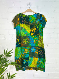 Cap Sleeve Short Dress